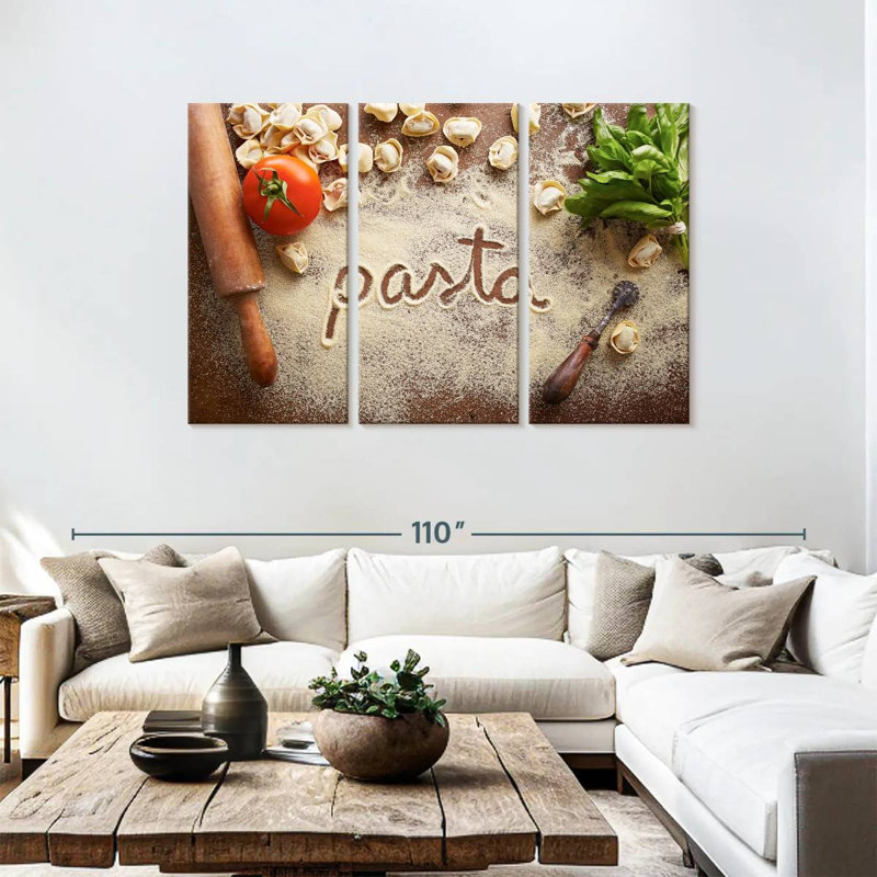 Yarlin Pasta Kitchen, 48" H x 74" W