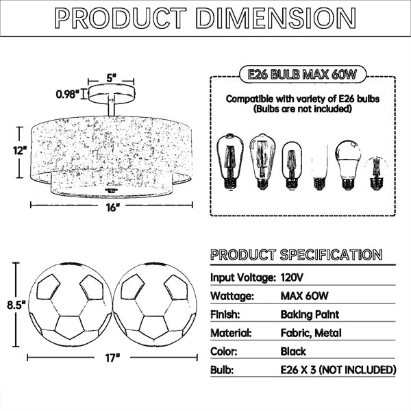 Dimensions du produit