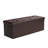 Guedira Faux Leather Upholstered Storage Bench-2096090779