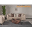 Table basse en placage de noyer naturel Susan Model