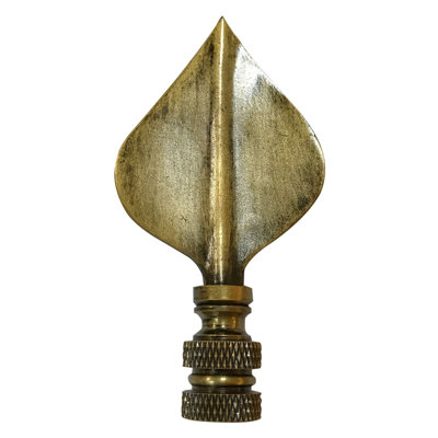 Spade Leaf Lamp Finial