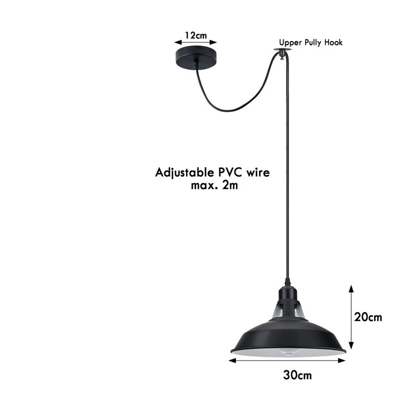 Atticus 1 - Light Black Single Pendant