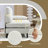 Modular Sectional Sofa With Cream Fabric