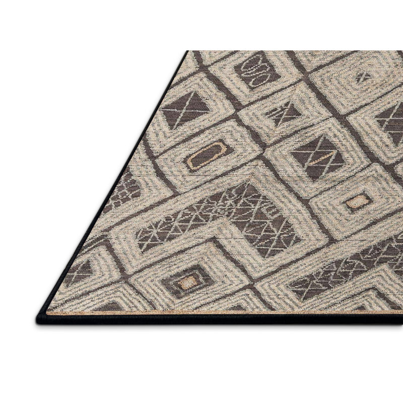 Abstract Indoor Rug, Rectangle 4' x 6'