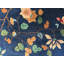 Tapis antique en laine beige et bleu marine Art Deco