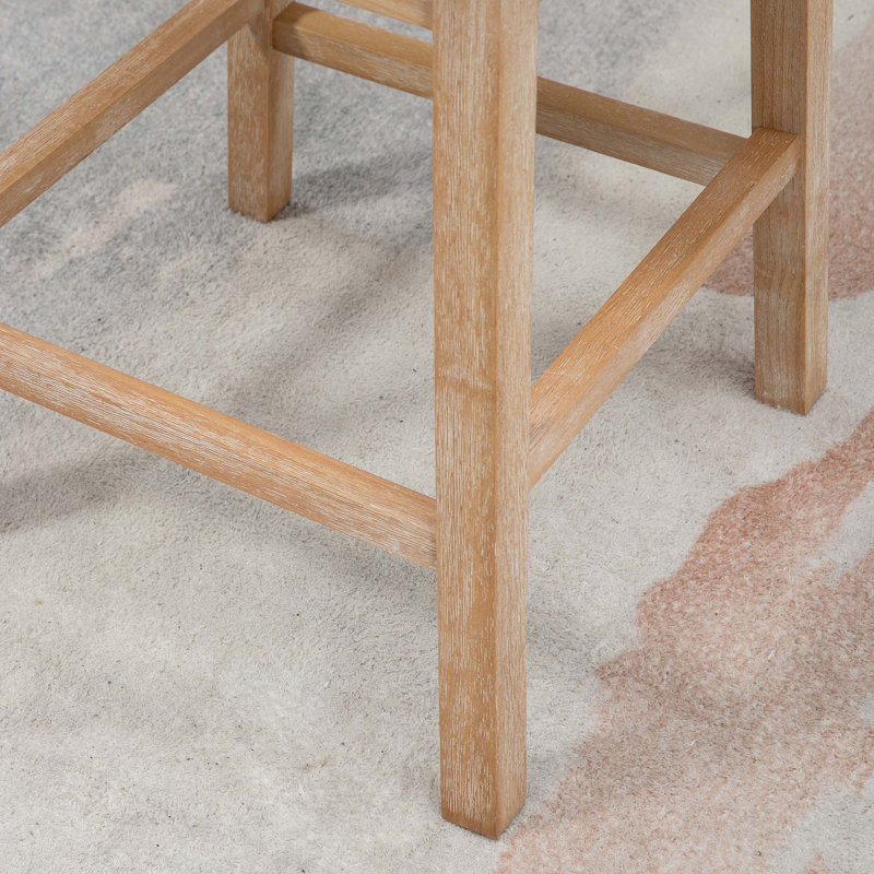 Tabourets de bar rembourrés en tissu, chaises de pub pivotantes à garniture cloutée à 180 °, siège d'une hauteur de 30 po avec pieds en bois d'hévéa