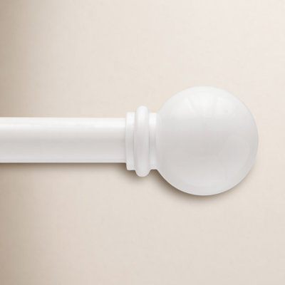 Camptown Ball End Single Curtain Rod