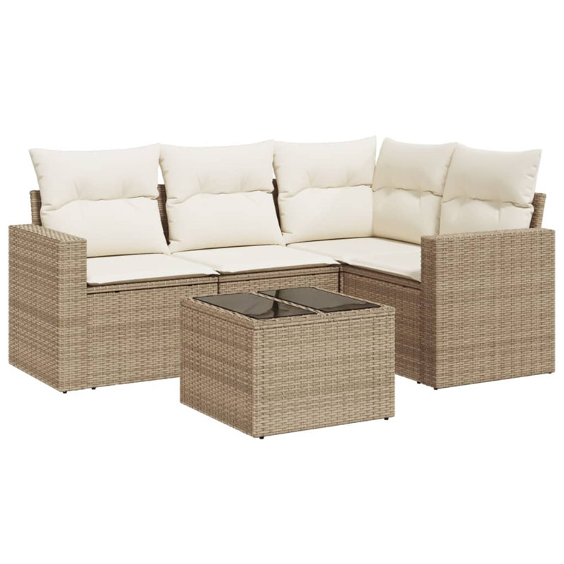 Vidaxl Garden Sofa Set Beige