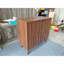 Buffet Farmhouse avec trombone, armoire à café en bois de l 31,5 po pour l'entrée de la salle à manger de la cuisine, noyer