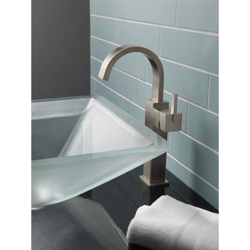 Vero Vessel Sink Bathroom Faucet with DIAMOND™ Seal Technology, Brilliance Stainless