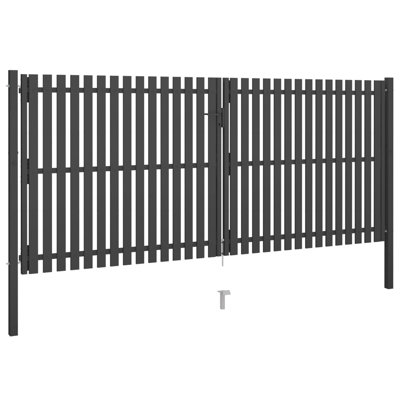 Patroclus 200 cm H x 400 cm W Gate Fencing