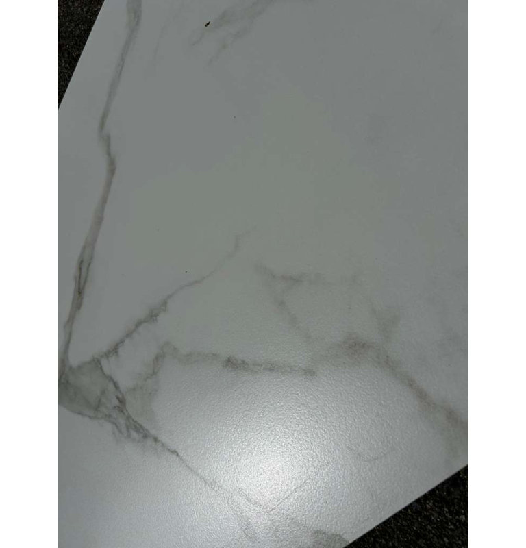 Carreau de porcelaine pour plancher et mur en marbre blanc lisse 24 x 48 SB SB Prestige