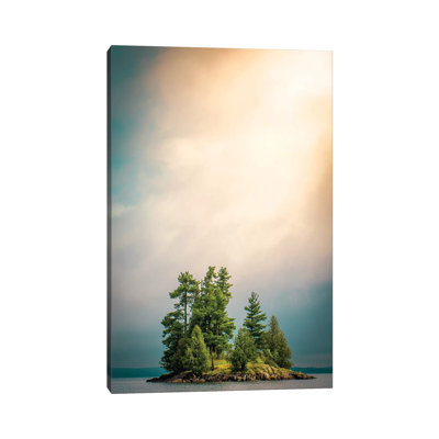 Small Island 1 Piece Wrapped Canvas Wall Art
