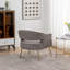 Fauteuil d'appoint en velours Chynna-2146042108