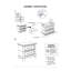 Table de chevet contemporaine 1Pc