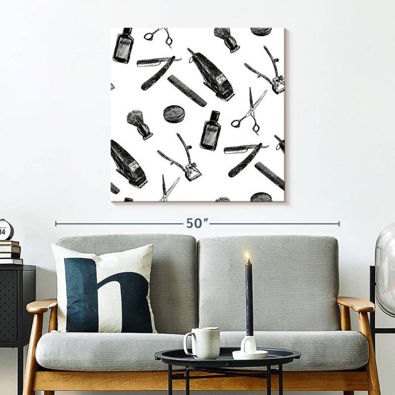 Shuttleworth Barber Pattern, 30" H x 30" W