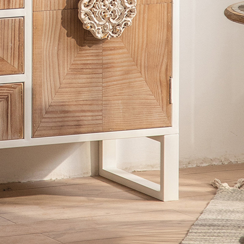 Armoire de rangement en fer rustique