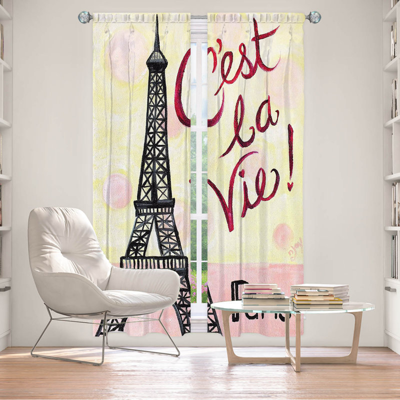 Paire de rideaux obscurcissant en polyester Damir, L 20 po x L 52 po