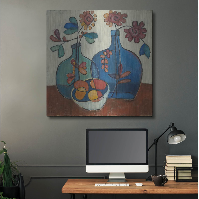 "Fleurs danoises modernes" par Holly Wojhan, H 36 po x l 36 po