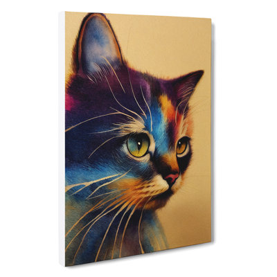 Watercolour Cat No.1 - Wrapped Canvas