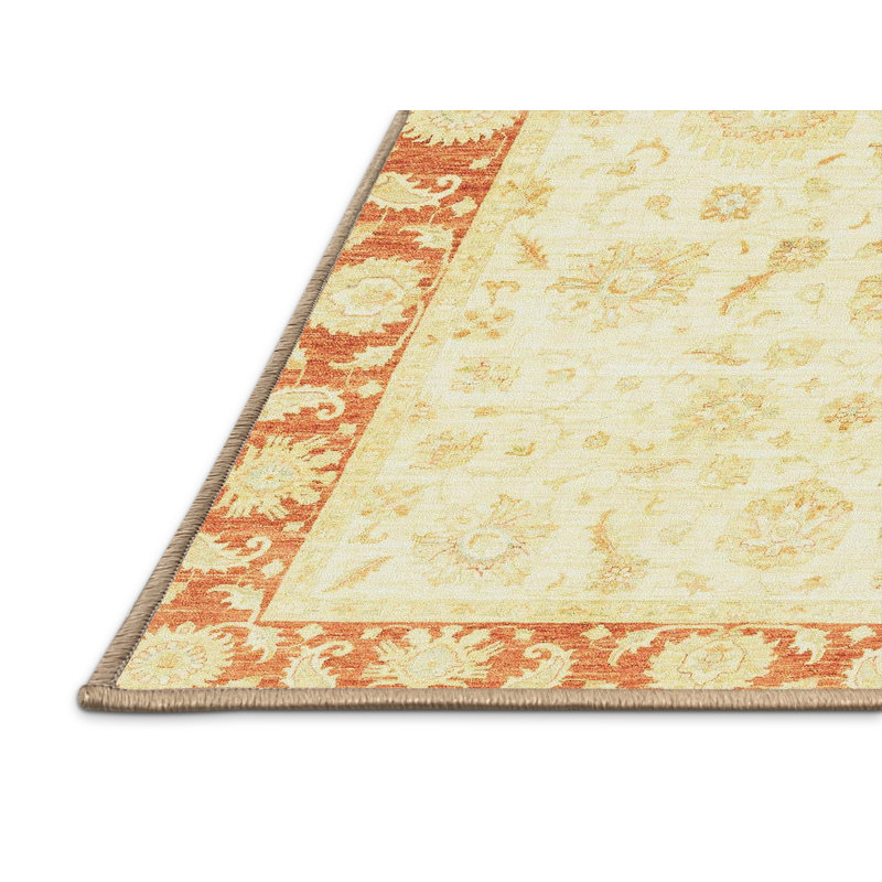 Floral Indoor Rug, Rectangle 4' x 6'