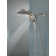Hydrorain 5 Spray Dual Shower Head and Handheld Shower with Lumicoat and H2Okinetic 1.75 GPM