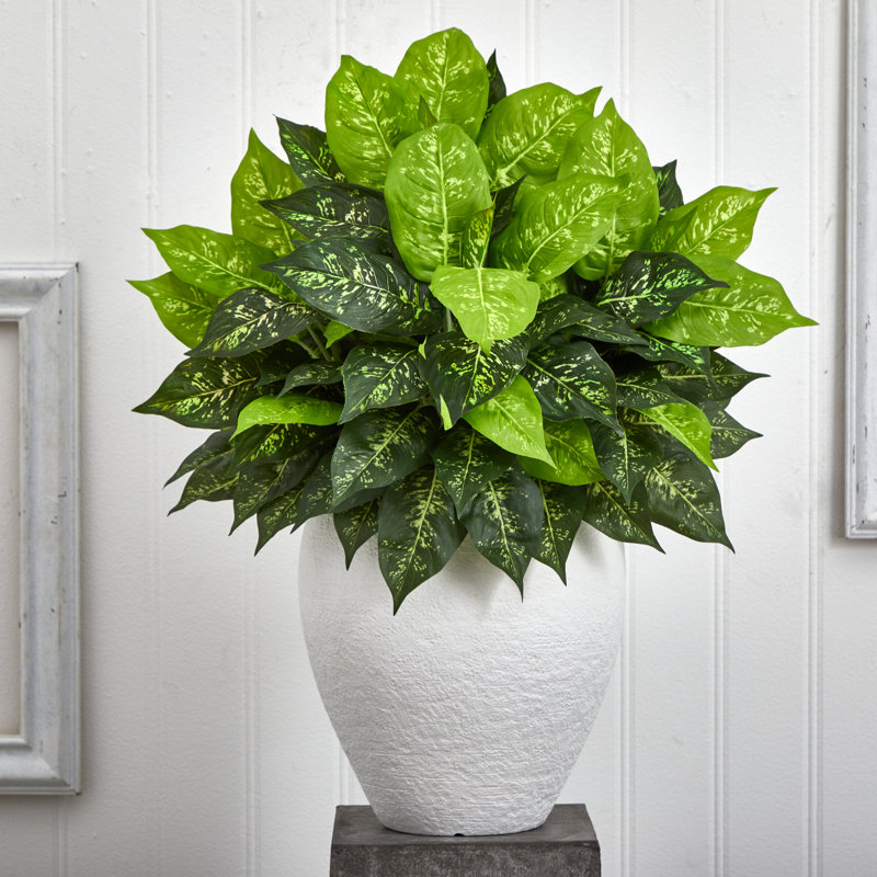 Plante artificielle de 16 po en pot à fleurs