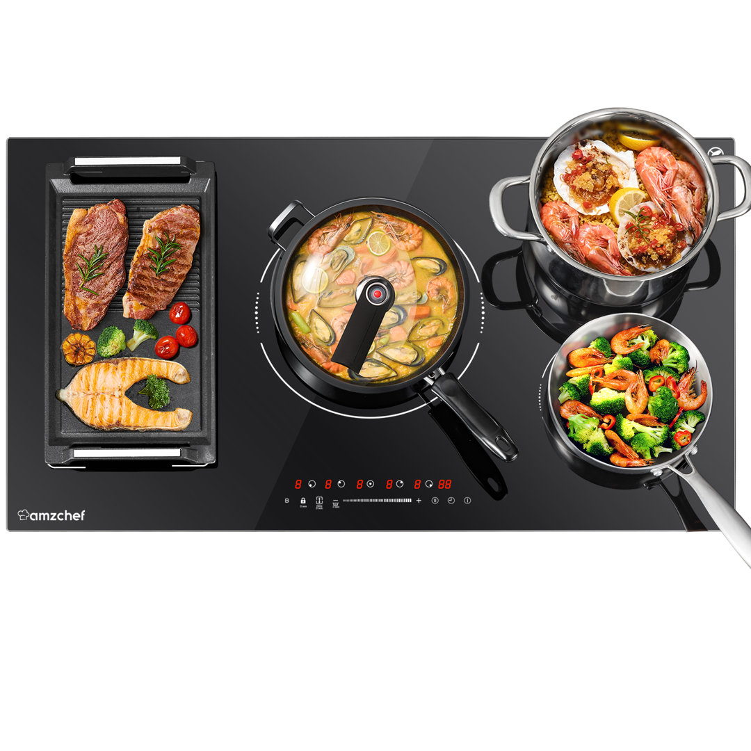 IAMZCHEF 36" Electric 5 Burner Cooktop iAMZCHEF