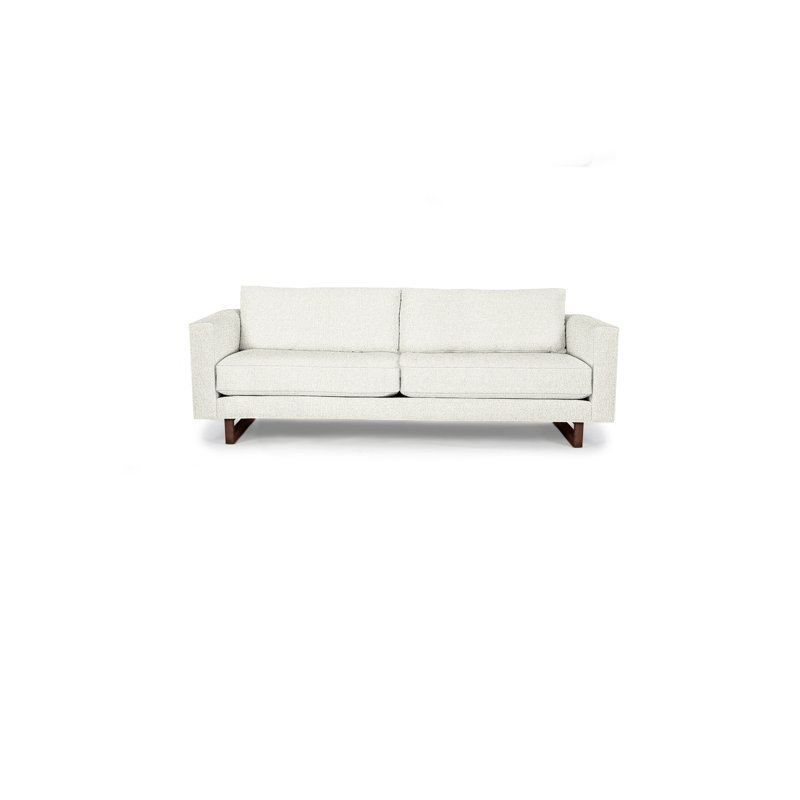 Avalon Sofa, Walnut, Smoke Polyester