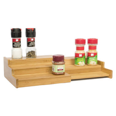 Royal Craft Wood Bamboo Spice Rack Organizer (13.5’’ x 17.32’’ x 2’’ )