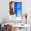 Porte grecque Lilie Blue-108565778
