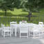 All-Weather Patio Dining Chair Set with Armrests and Ergonomic Comfort-261831218