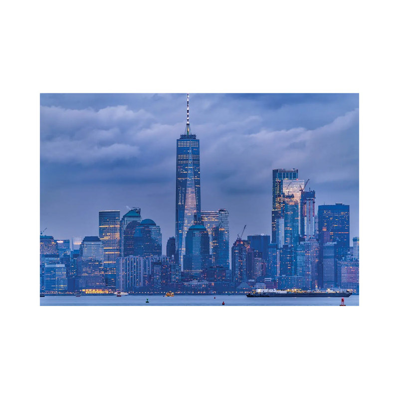 Lower Manhattan by David Gardiner - Wrapped Canvas Print, 20.32 cm H x 30.48 cm W