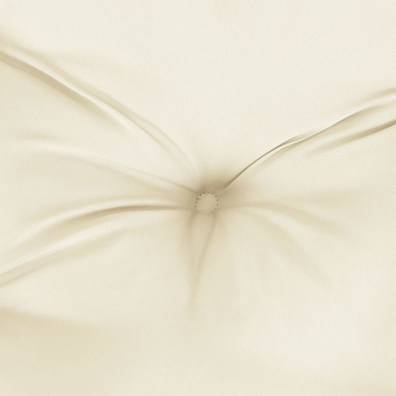 Garden Bench Cushion Cream White Oxford Fabric 100 Percent Polyester Outdoor Bench Pad, Fabric - Cream White