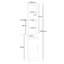 Moreland 1 -Door 3 -Shelf Storage Cabinet-17107306