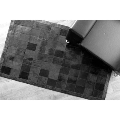 Mckinney Geometric Cowhide Hand Woven Area Rug
