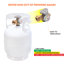 Flame King 5lb (1.25-Gallon Capacity) EMPTY Propane Tank w/ Built-in Gauge