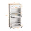 Functional Entryway Organizer with 2 Flip Drawers-1542277526