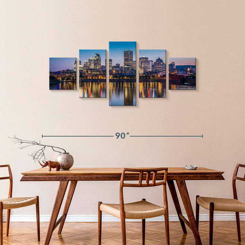 Montreal, 36" H x 80" W