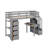 Twin Loft Bed With Drawers,Desk And Stairs-2098774152