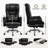 Big and Tall Office Chair 400lbs PU Leather High Back Executive Modern Chair with Foot Rest-921359705