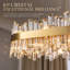 Lustre moderne à intensité variable 16 lumières avec cristal Kacy-1074812952-1140608897