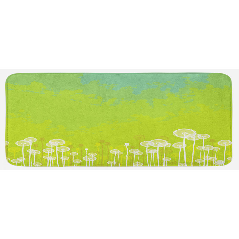 Tapis de cuisine pissenlit