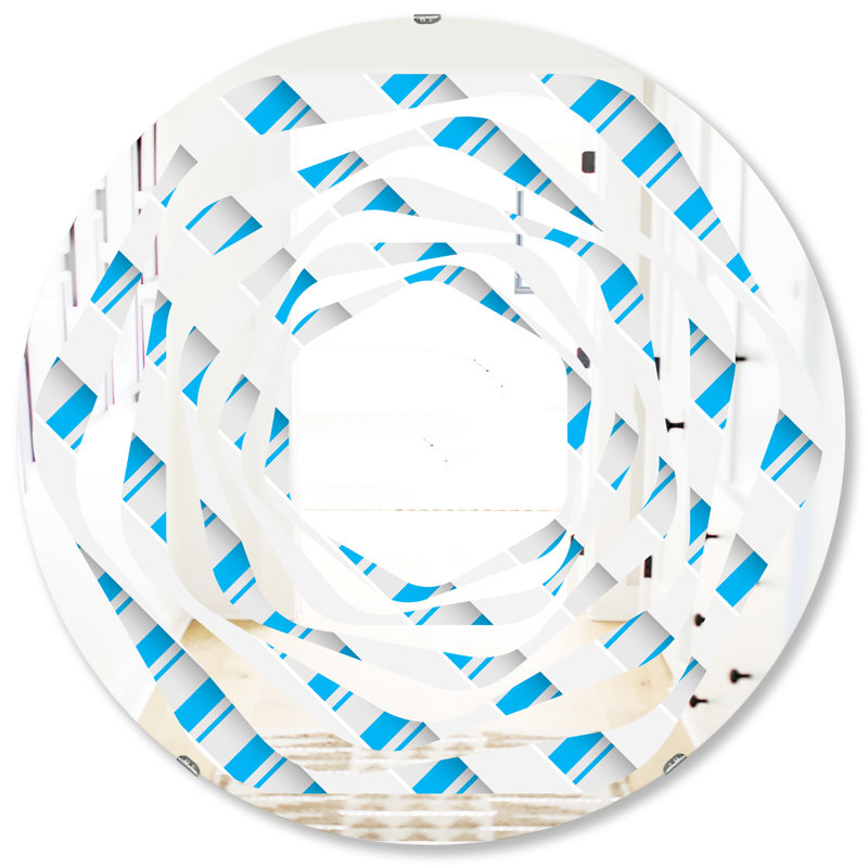 Miroir mural 3D 3D VI, H 31,5 po x l po