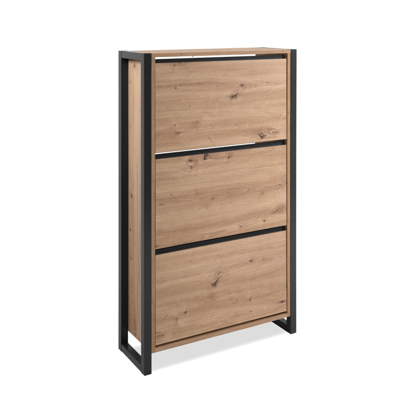 6 Pair Flip Down Shoe Storage