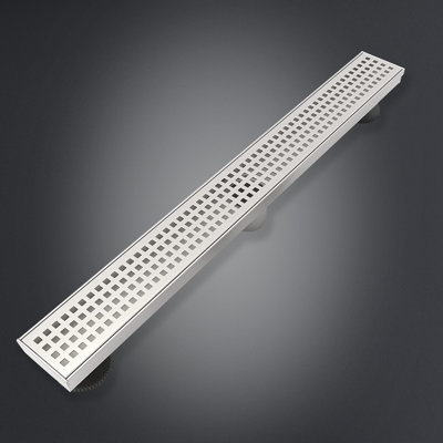 24'' W Linear Grid Shower Drain