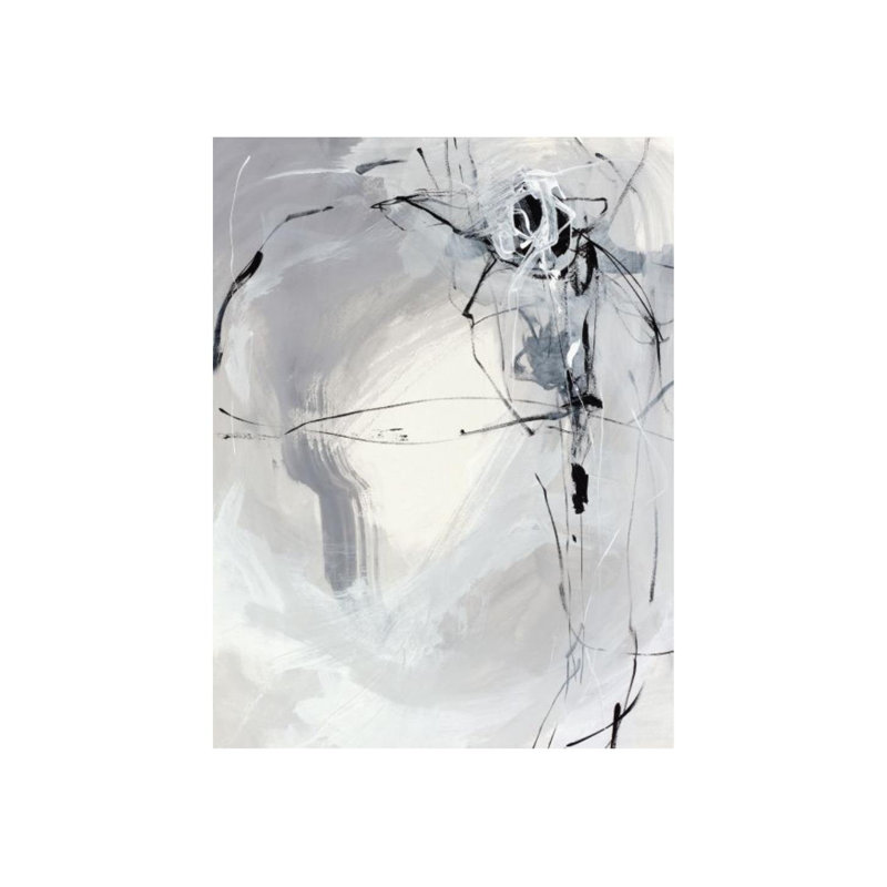 Gray Winter I Print by Sara Brown, Glass Coat, 53" H x 40" W x 1.50" D