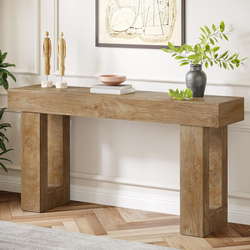 Brittanni 63'' Console Table, Light Brown