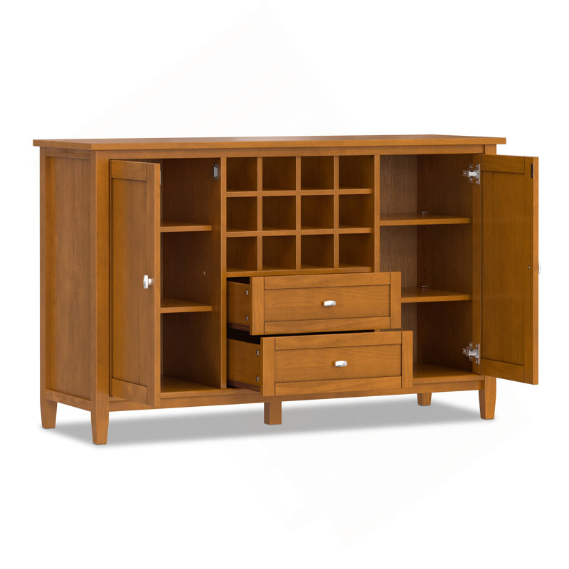 Armoire de rangement Warm Shaker avec support à vin