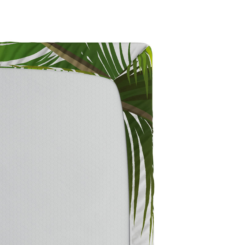 Palm Microfiber Fitted Sheet, Full Fitted Sheet